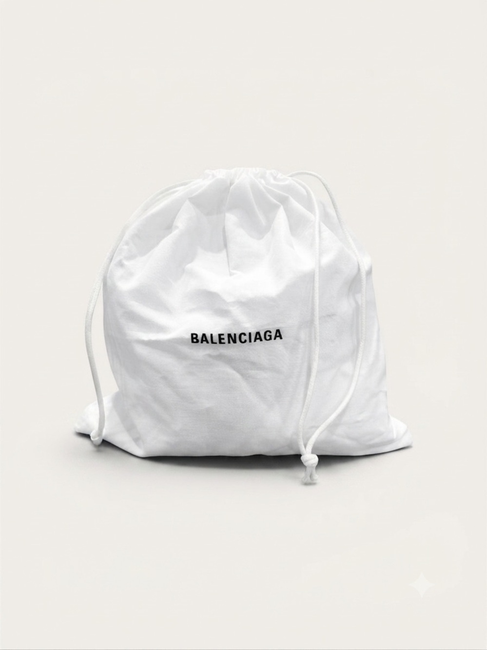 🌸Balenciaga White Drawstring Pouch